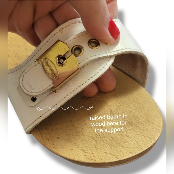 🌿Dr. Scholls Original Clog Sandals Women's Size 6 In White - Picture 2 of 10